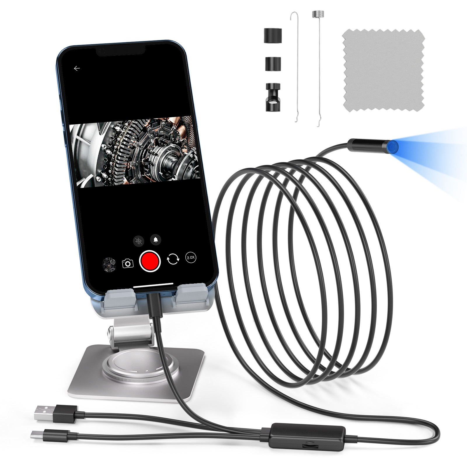 Endoscope Inspection Camera - Nieuwe Collectie 3 in 1 1080