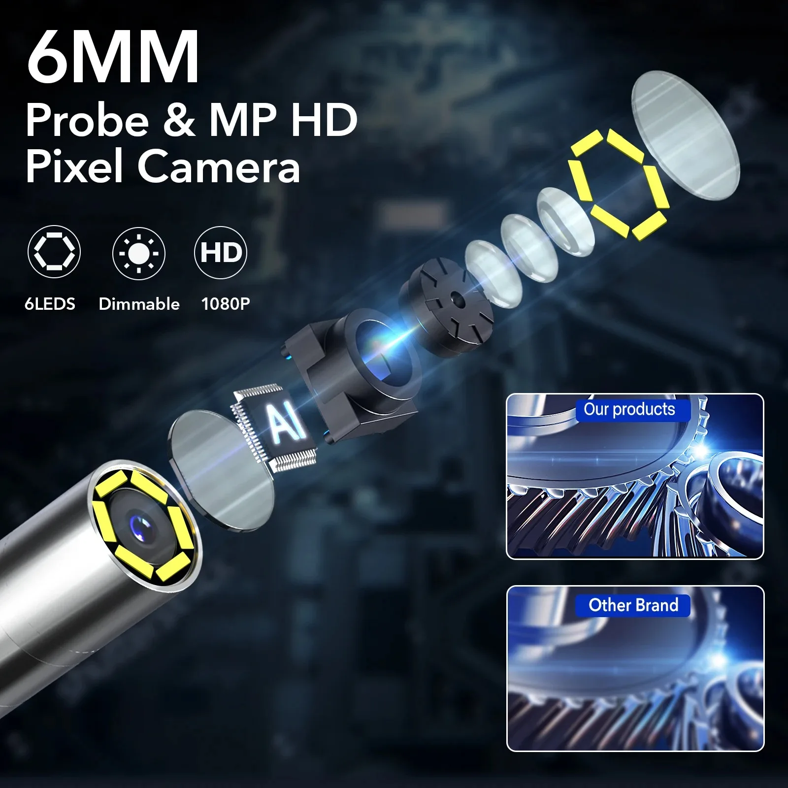 RALCAM 4-weg besturing 3,9 mm  - Endoscope Inspection Camera recensie en prijs