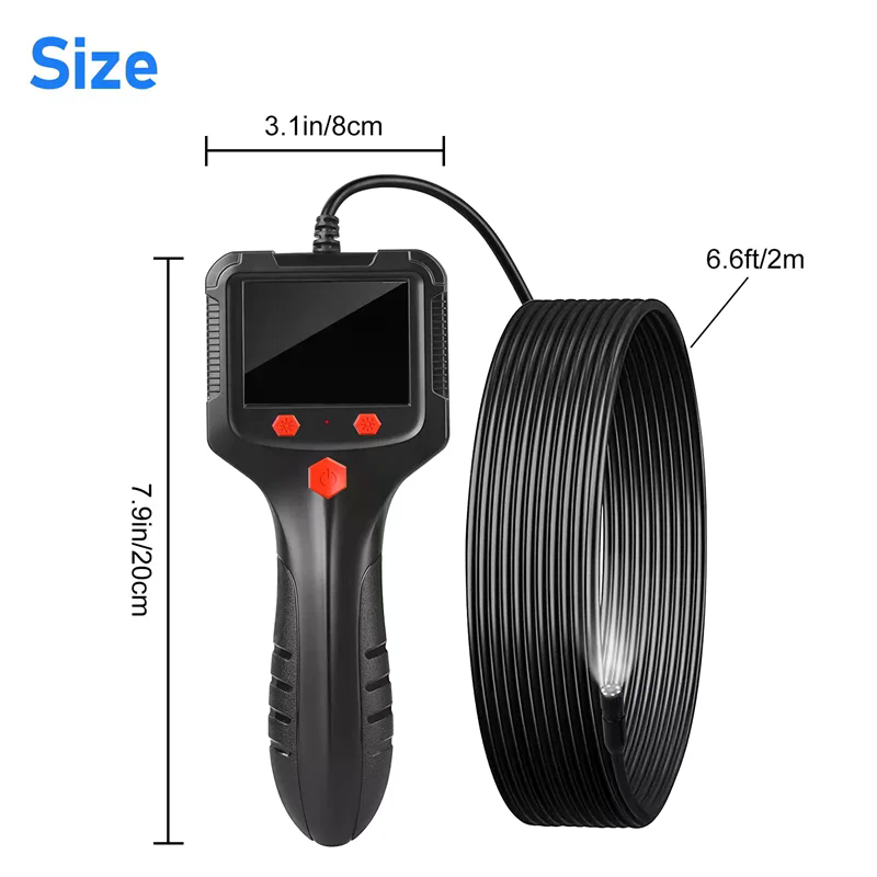 2,4'' IPS-scherm Industriële e - Endoscope Inspection Camera recensie en prijs